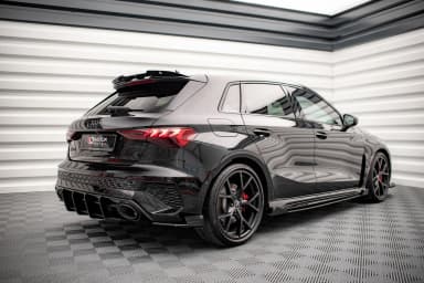 Задні сплітери Boczne Street Pro + Flaps Maxton Audi RS3 Sportback 8Y - фото My Tuning Lab