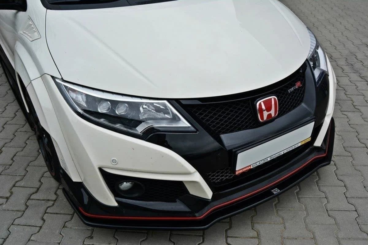 Передній сплітер Maxton Honda Civic IX Type R V.1 - фото My Tuning Lab