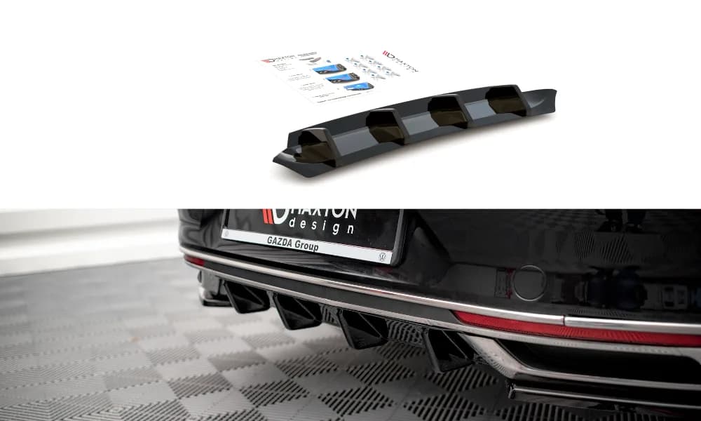 Задня накладка Maxton Volkswagen Passat B8 Facelift - фото My Tuning Lab