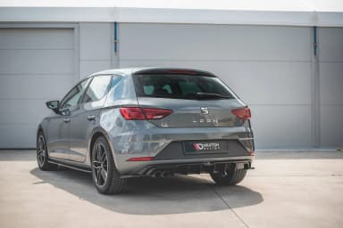 Задні сплітери boczne Maxton Seat Leon MK3 FR Facelift (чорний глянець) - фото My Tuning Lab
