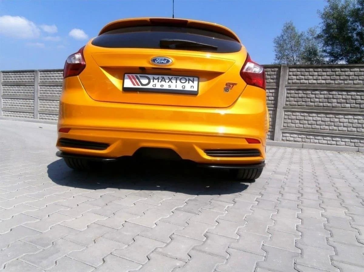 Задні сплітери boczne Maxton Ford Focus ST MK3 Hatchback (чорний глянець) - фото My Tuning Lab