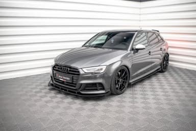 Front Flaps Maxton Audi S3 / A3 S-Line Sportback 8V Facelift - фото My Tuning Lab