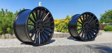 Комплект легкосплавних дисків 21" HAXER HX010 21x10,5/11,5 ET38/40 5x112 Czarna Satyna - фото My Tuning Lab