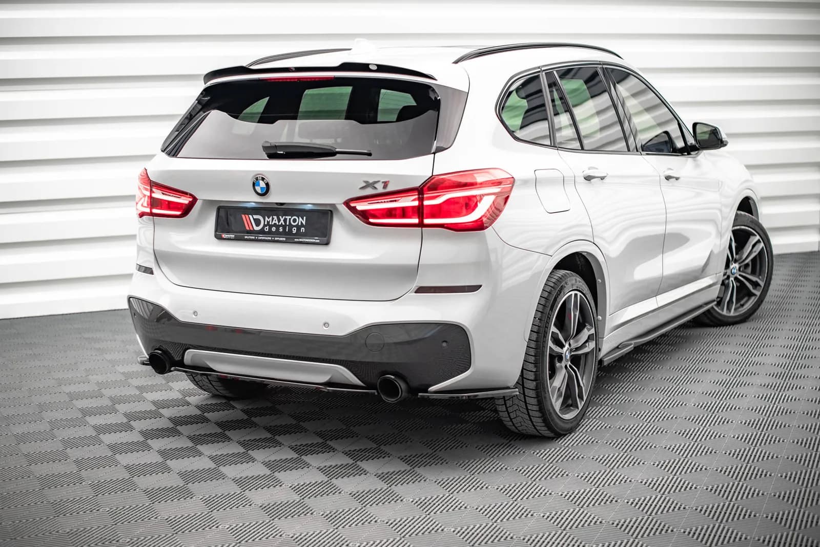 Задній сплітер Maxton BMW X1 M-пакет F48 / F48 Facelift - фото My Tuning Lab