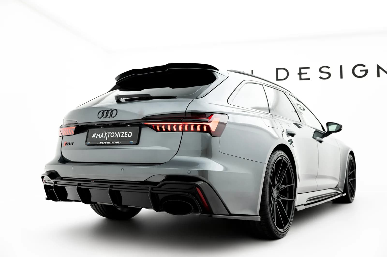 Задня накладка Maxton Audi RS7 C8 / RS6 C8 / C8 Facelift (Wersja z hakiem holowniczym) - фото My Tuning Lab