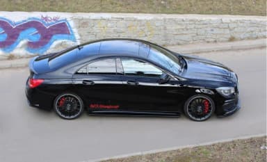 Maxton Design Накладки на пороги Mercedes CLA 45 AMG C117/A45 AMG W176 дорестайлінг - фото My Tuning Lab