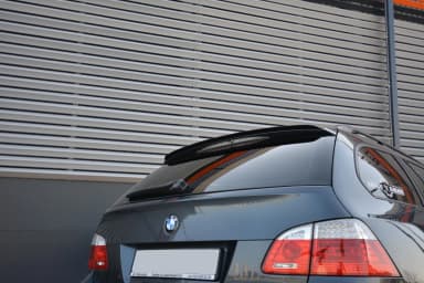 Даховий спойлер Maxton BMW 5 E61 M-пакет (чорний глянець) - фото My Tuning Lab