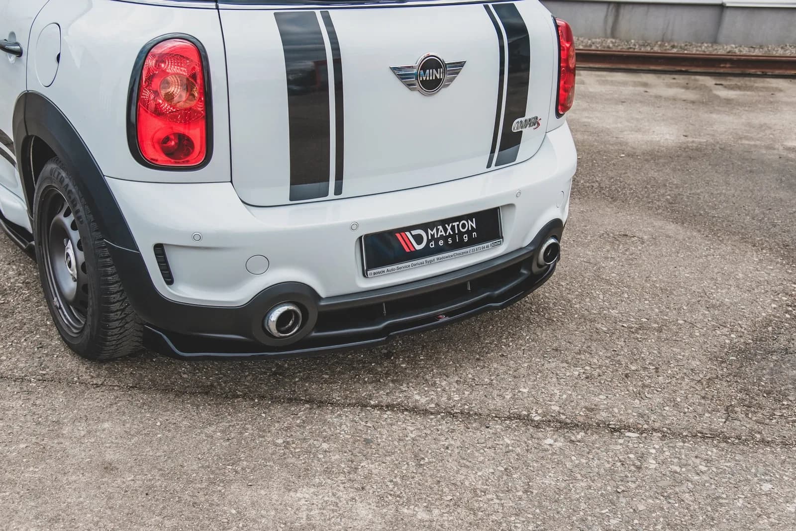 Задній сплітер Maxton Mini Countryman Mk1 JCW - фото My Tuning Lab