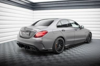 Задні сплітери Boczne Street Pro + Flaps Maxton Mercedes-AMG C63 Sedan / Estate W205 Facelift - фото My Tuning Lab