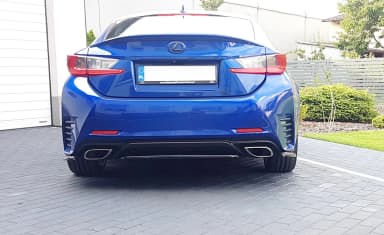Задній сплітер Maxton Lexus Rc Mk1 - фото My Tuning Lab