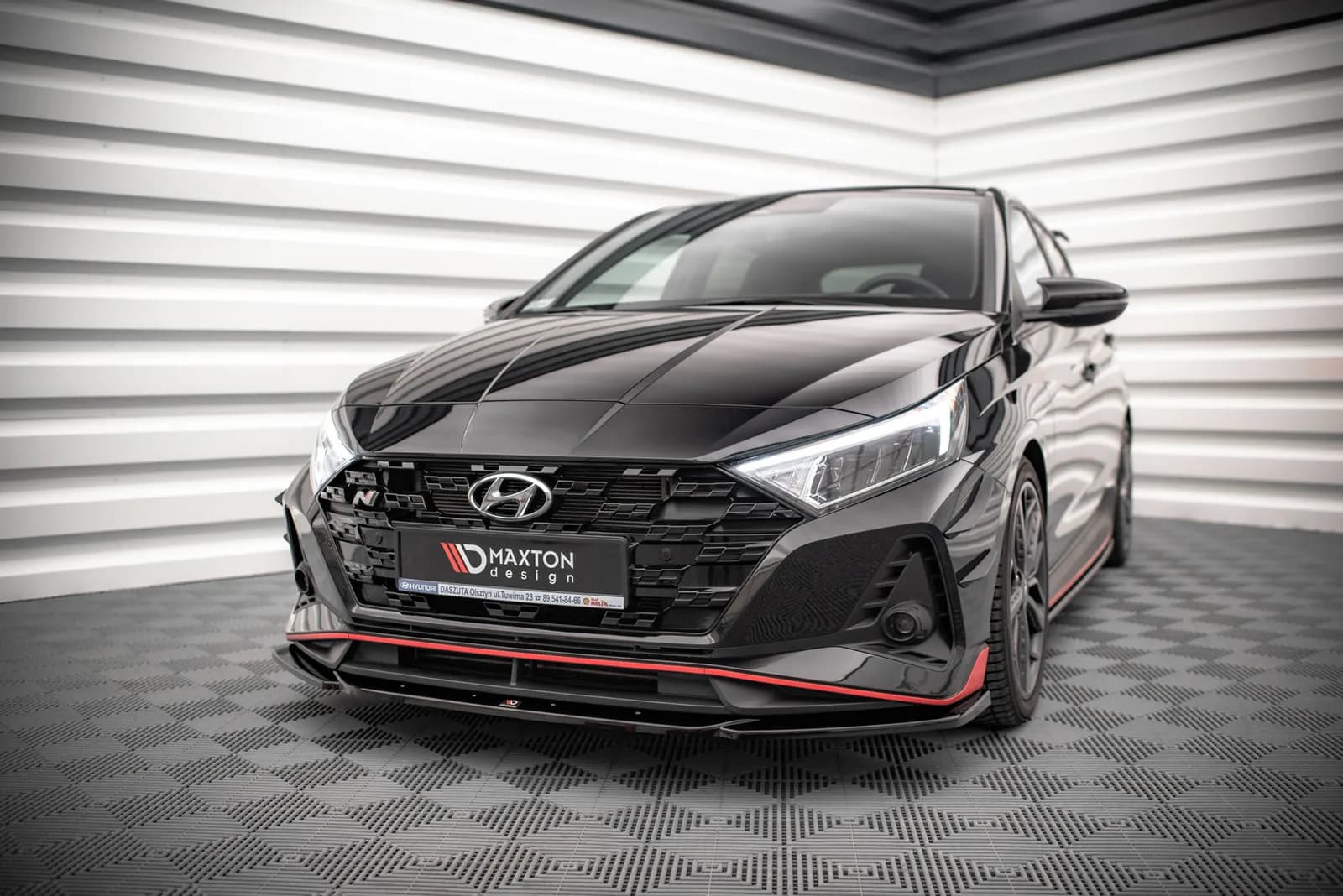 Передній сплітер V.3 Maxton Hyundai I20 N Mk3 - фото My Tuning Lab