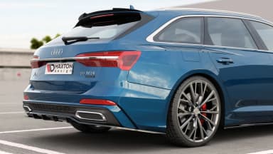 Задній сплітер (Z Dyfuzorem) Maxton Audi A6 S-Line C8 - фото My Tuning Lab