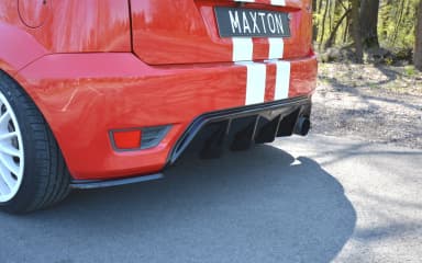 Задня накладка Maxton Ford Fiesta ST MK6 (чорний глянець) - фото My Tuning Lab