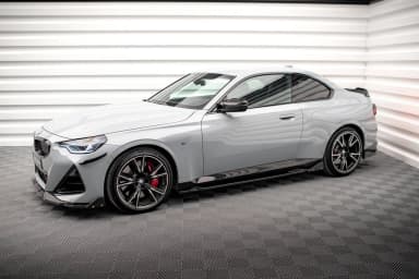 Накладки на пороги V.2 + Flaps Maxton BMW 2 Coupe M-пакет / M240i G42 - фото My Tuning Lab