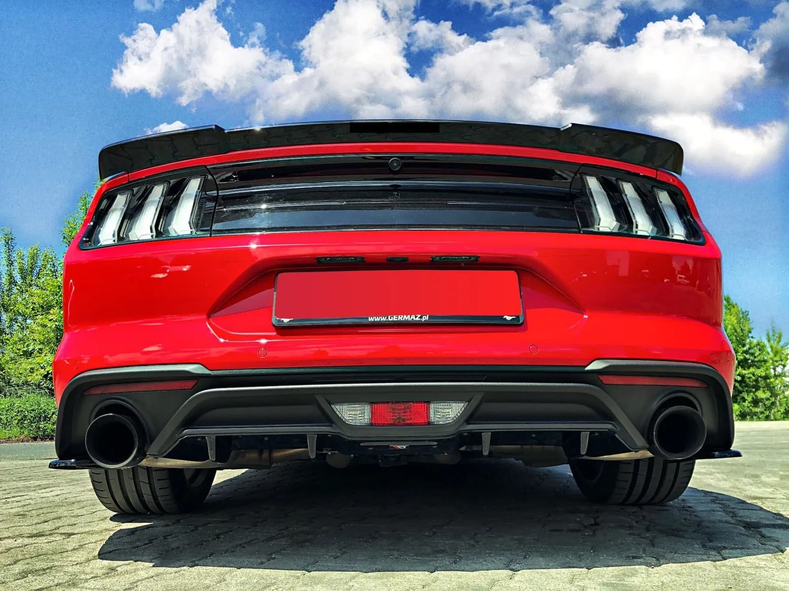 Задня накладка Maxton Ford Mustang Mk. 6 Facelift - фото My Tuning Lab