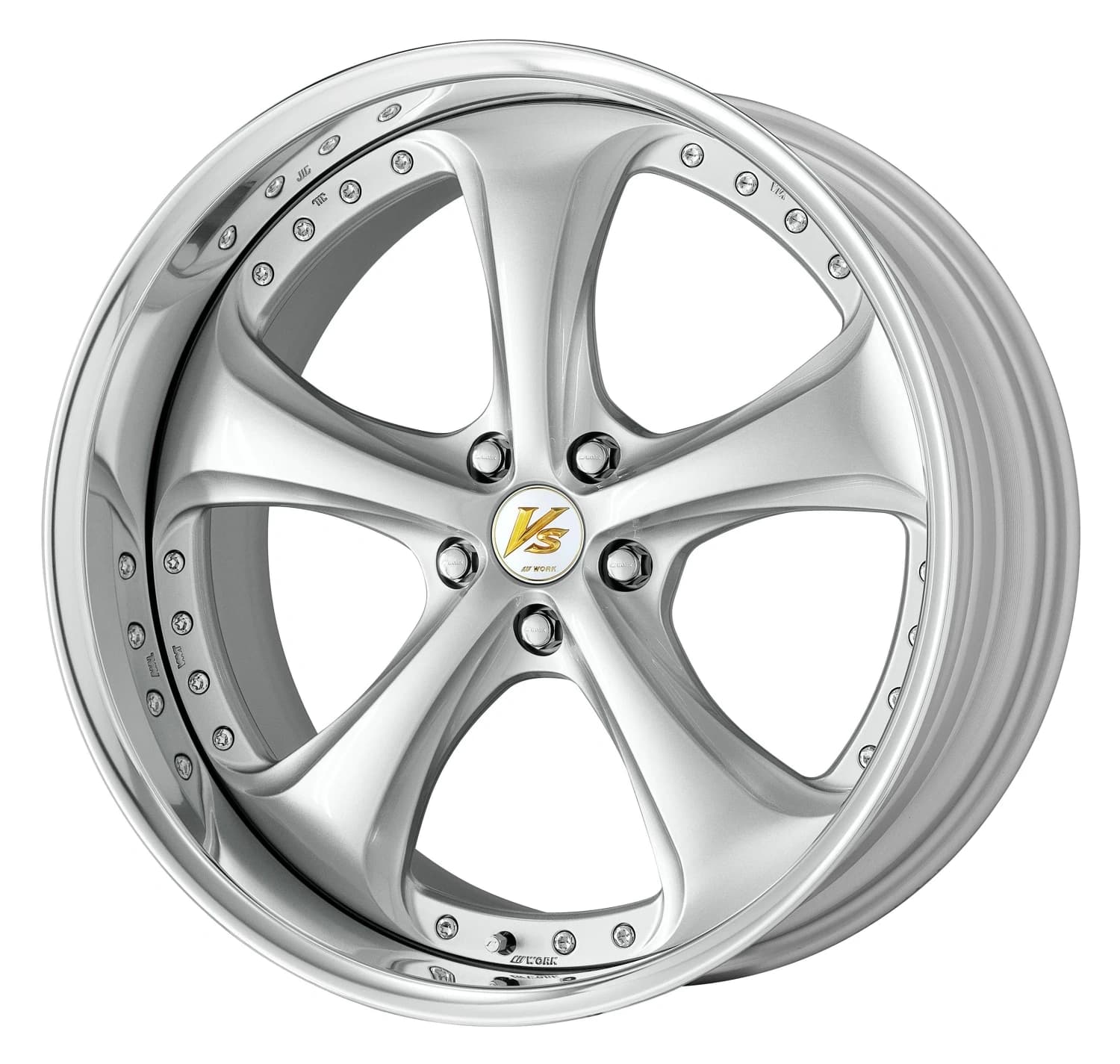 Легкосплавний диск 18" Work Wheels VS KF# 18x7,5 BLANK Light Gray срібний (LGS) - фото My Tuning Lab