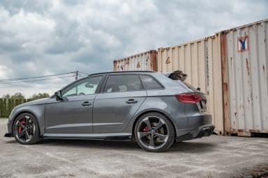 Задні сплітери Boczne Street Pro + Flaps Maxton Audi RS3 8V Sportback - фото My Tuning Lab