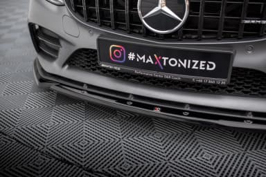 Передній сплітер V.2 Maxton Mercedes-AMG C43 Coupe / Cabrio / Sedan / Estate C205 / A205 / W205 / S205 Facelift - фото My Tuning Lab