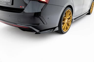 Задні сплітери Boczne V.6 Maxton Skoda Octavia RS Liftback / Combi Mk4 / Mk4 Facelift - фото My Tuning Lab