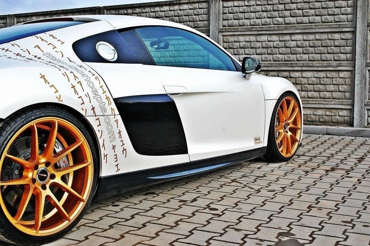Накладки на пороги Maxton Audi R8 Mk1 - фото My Tuning Lab
