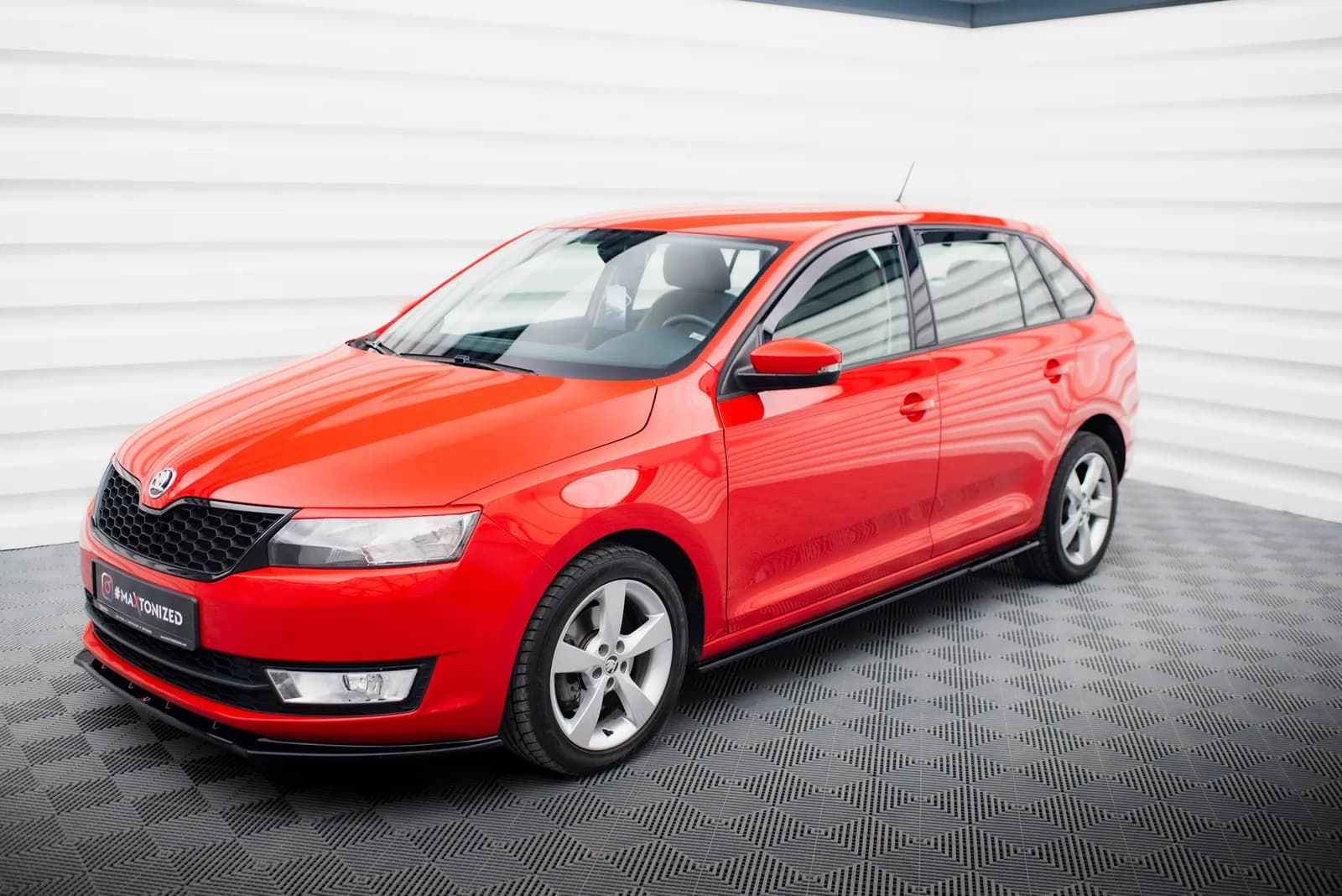 Комплект сплітерів Maxton Skoda Rapid Spaceback - фото My Tuning Lab