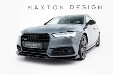 Передній сплітер V.3 Maxton Audi A6 / A6 C7 S-line/ S6 C7 Facelift - фото My Tuning Lab