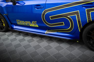Накладки на пороги Street Pro + Flaps Maxton Subaru WRX STI Mk1 - фото My Tuning Lab