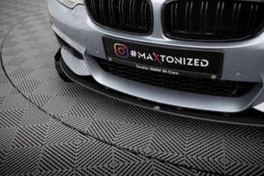 Передній сплітер Street Pro + Flaps Maxton BMW 4 Coupe / Gran Coupe / Cabrio M-пакет F32 / F36 / F33 - фото My Tuning Lab