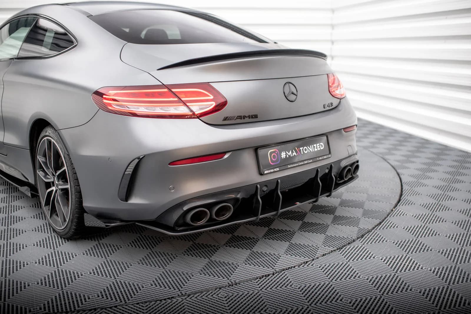 Задній дифузор Street Pro Maxton Mercedes-AMG C43 Coupe / Cabrio C205 Facelift / A205 Facelift - фото My Tuning Lab