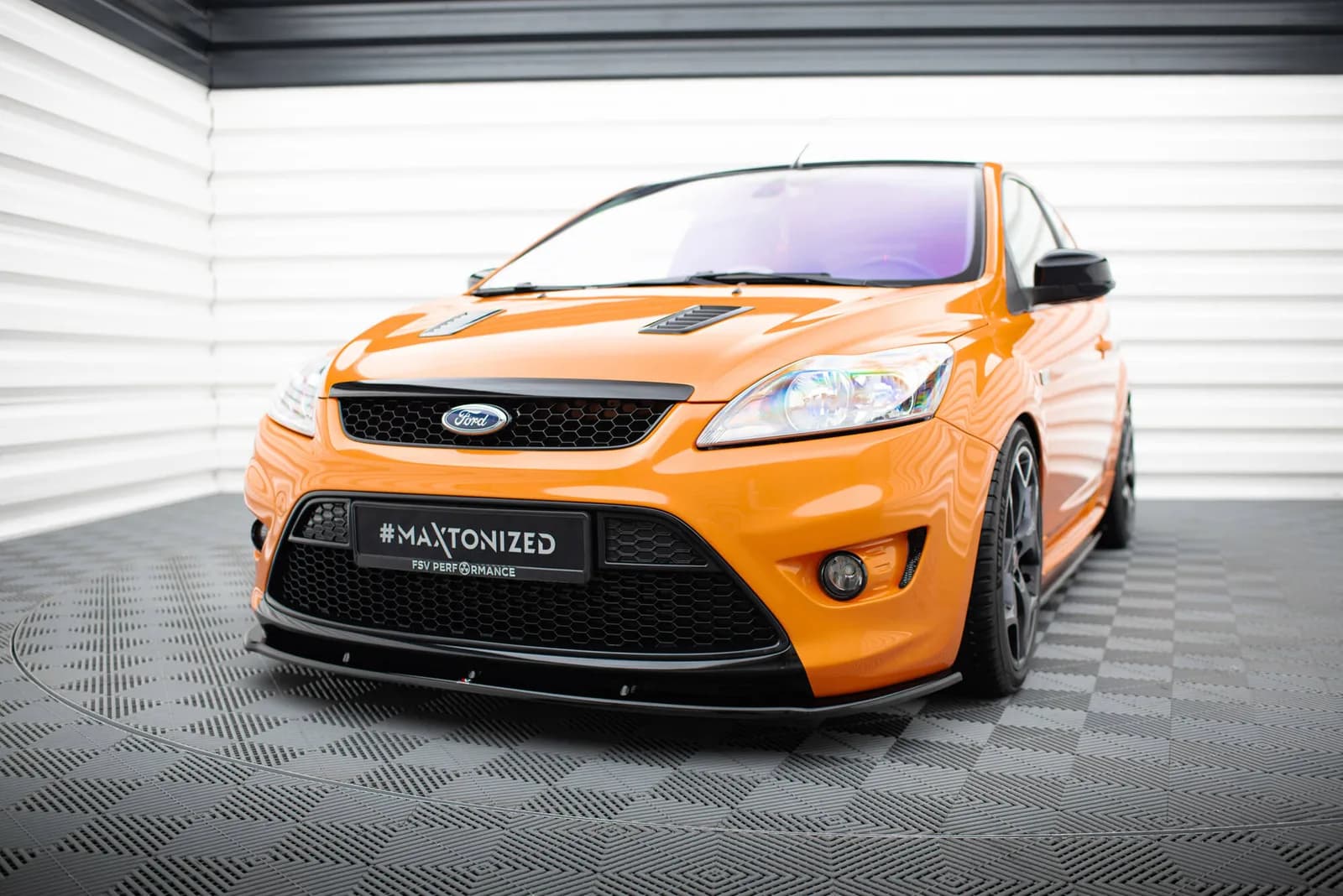 Передній сплітер Maxton Ford Focus ST Mk2 FL - фото My Tuning Lab