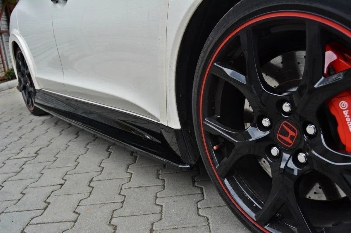 Накладки на пороги Maxton Honda Civic IX Type R - фото My Tuning Lab