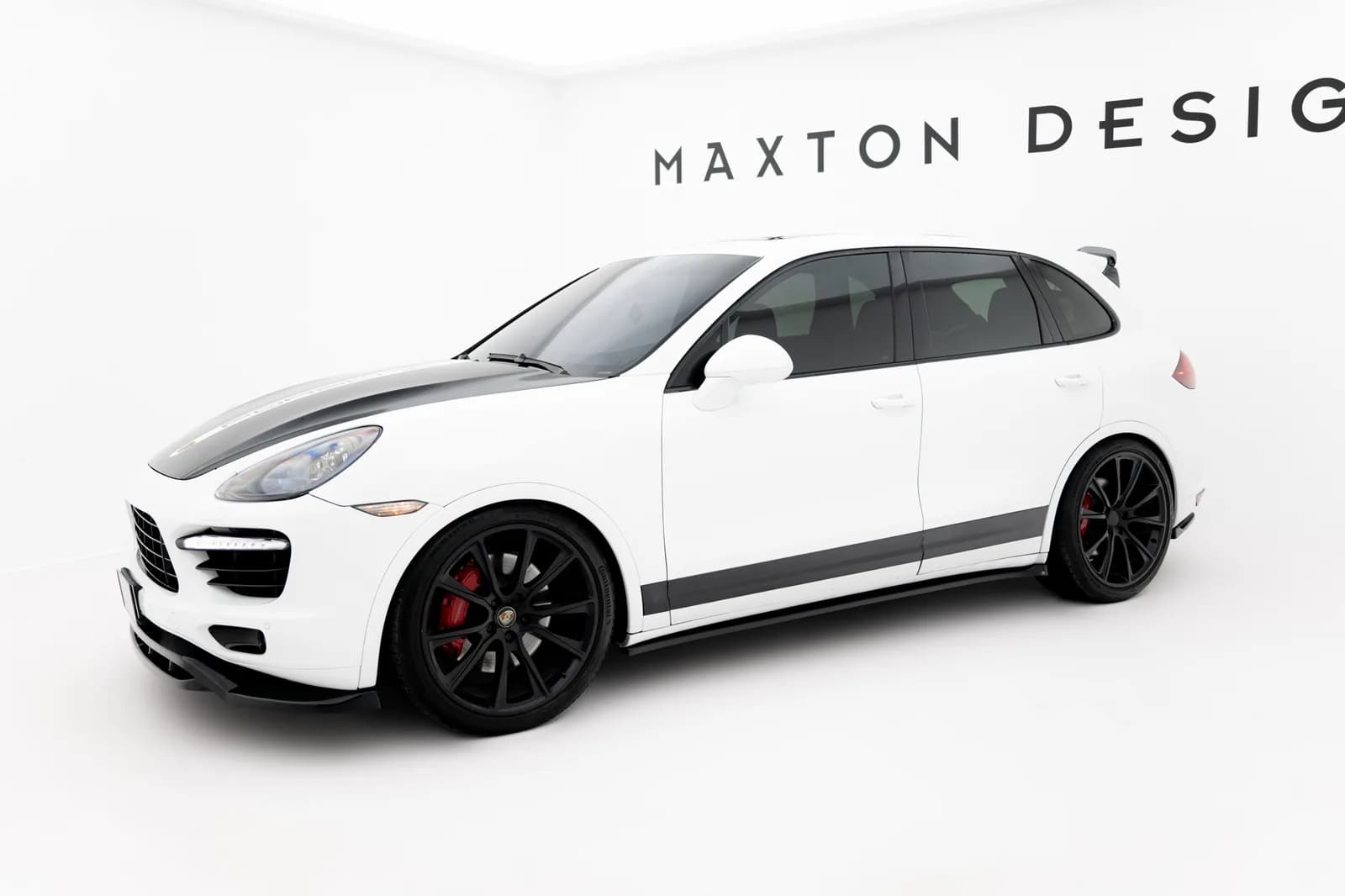 Накладки на пороги Maxton Porsche Cayenne Turbo / Standard Mk2 - фото My Tuning Lab