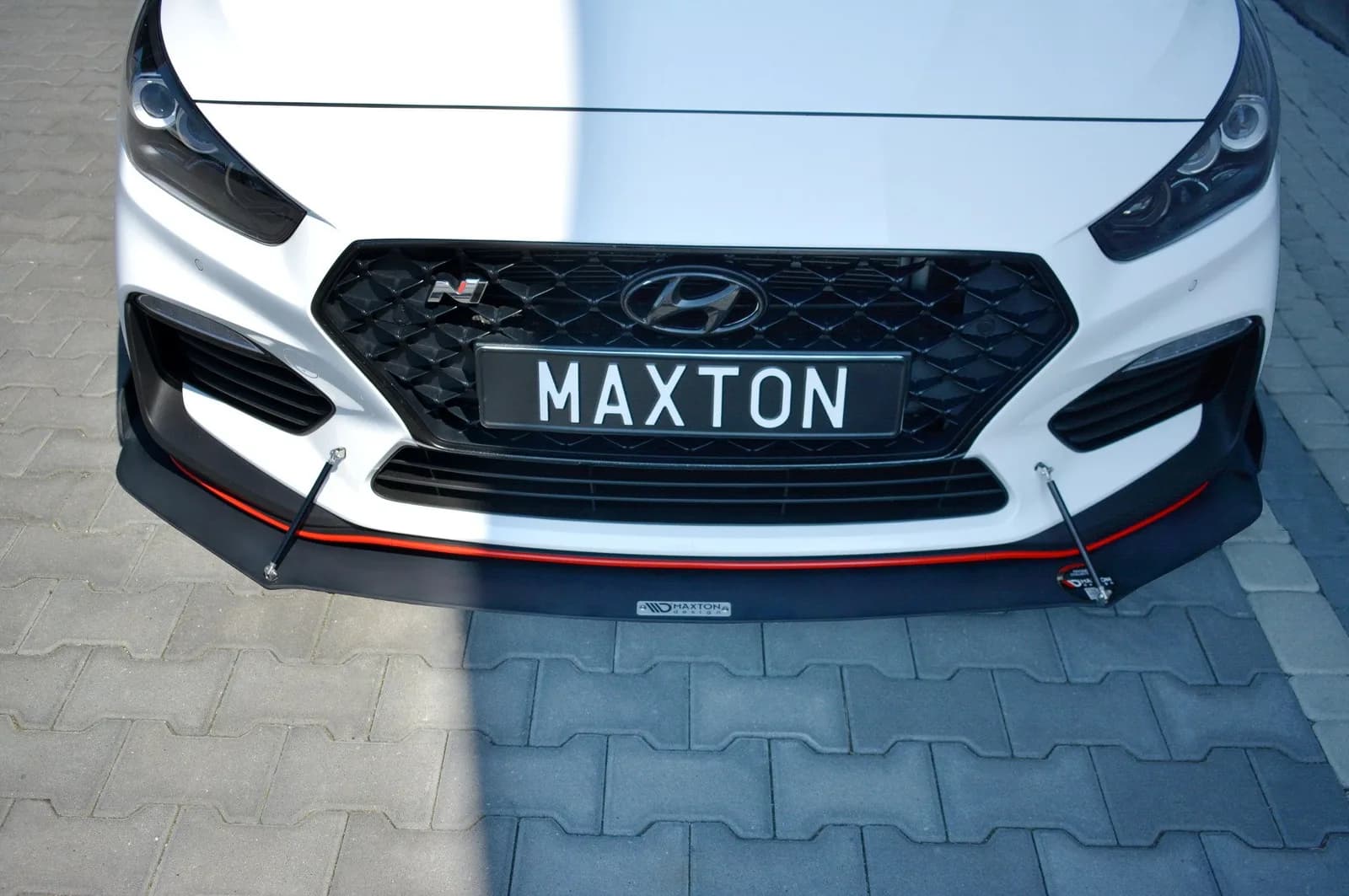Передній сплітер Maxton Racing Hyundai i30 MK3 N - фото My Tuning Lab