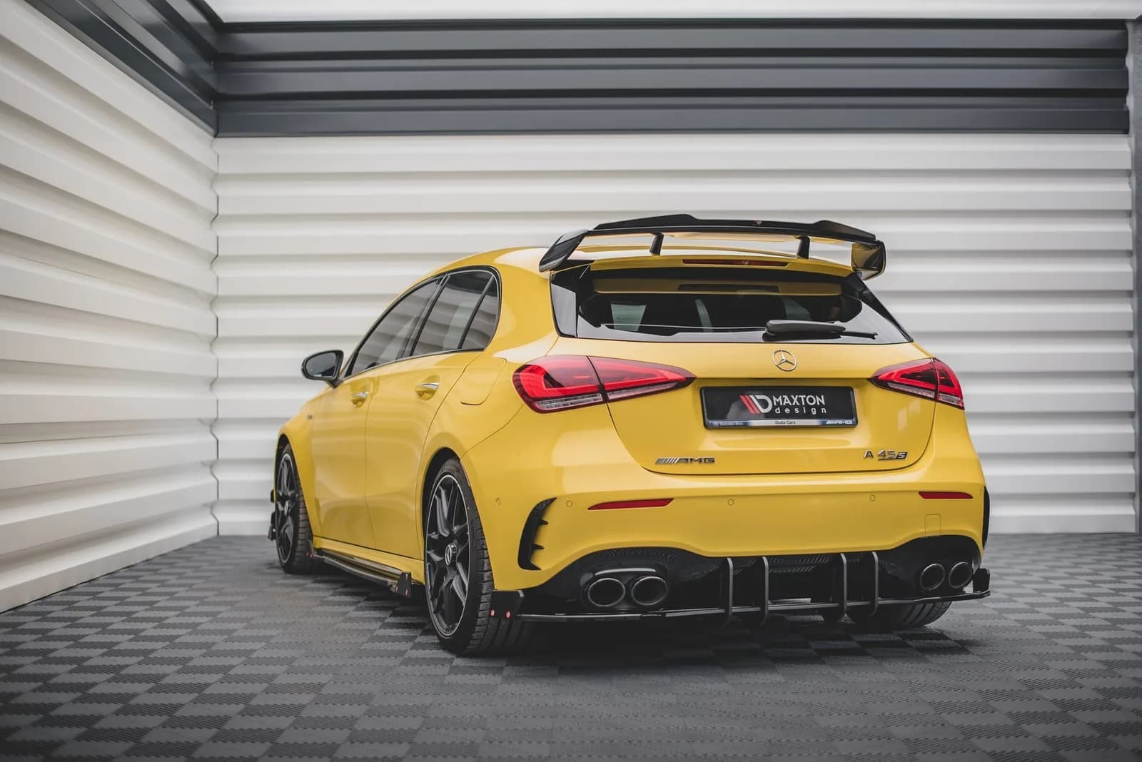 Задній дифузор Street Pro Maxton Mercedes-AMG A45 S Aero Pack W177 - фото My Tuning Lab