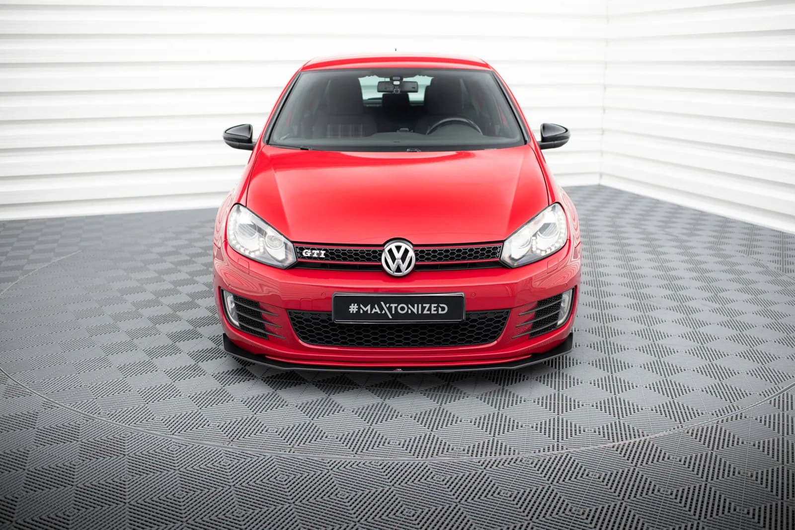 Передній сплітер Racing Durability V.3 Maxton Volkswagen Golf GTI Mk6 - фото My Tuning Lab