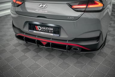 Задній дифузор Street Pro Maxton Hyundai I30 Fastback N-Line Mk3 Facelift - фото My Tuning Lab