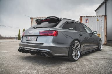 Задня накладка V.1 Maxton Audi S6 C7 Facelift - фото My Tuning Lab