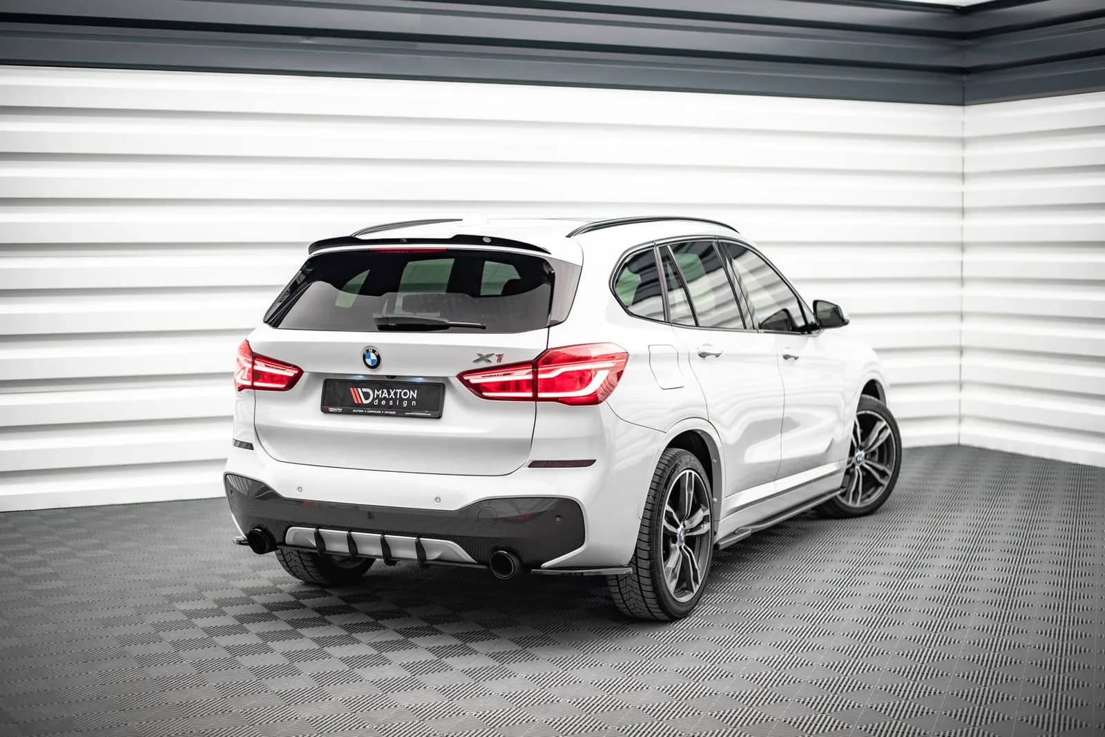 Накладки на пороги Maxton BMW X1 M-пакет F48 / F48 Facelift - фото My Tuning Lab