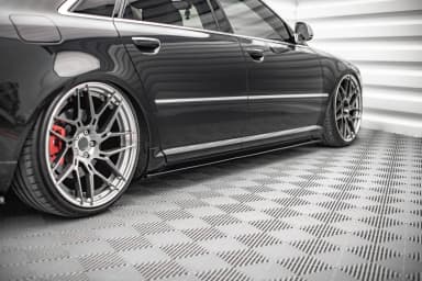 Накладки на пороги Maxton Audi S8 D3 - фото My Tuning Lab