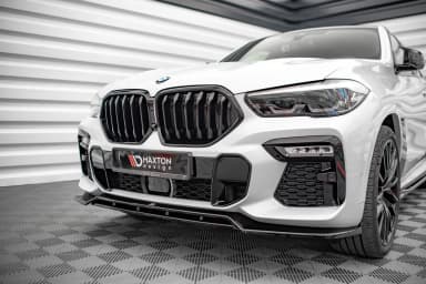 Передній сплітер V.2 Maxton BMW X6 M-пакет G06 - фото My Tuning Lab