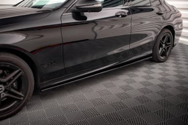 Накладки на пороги Maxton Mercedes-Benz C43 / C AMG-Line Sedan / Estate W205 / S205 Facelift - фото My Tuning Lab