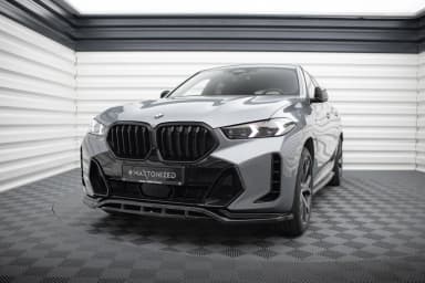 Передній сплітер V.1 Maxton BMW X6 M-пакет G06 Facelift - фото My Tuning Lab