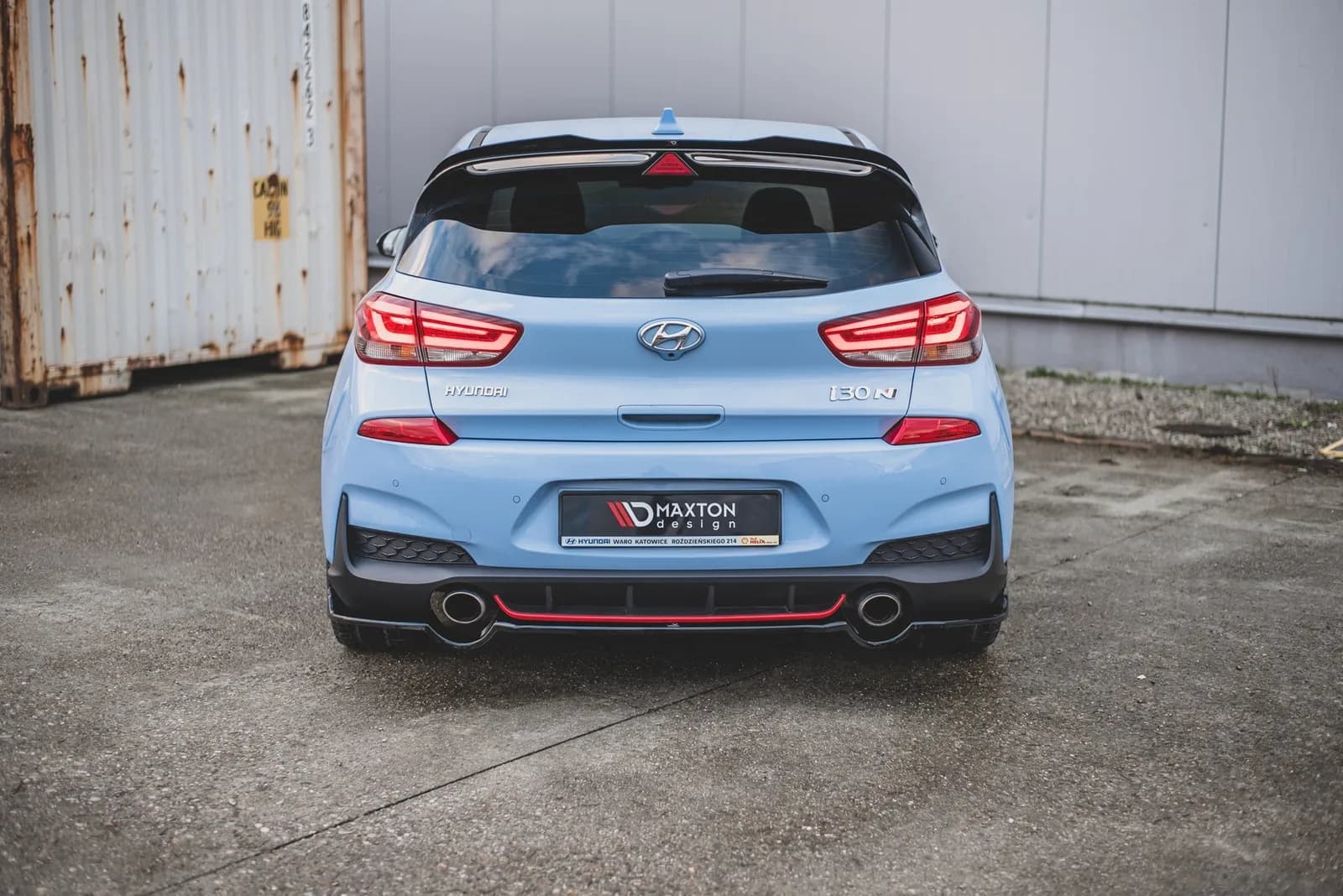 Задній сплітер Maxton Hyundai I30 N Mk3 Hatchback - фото My Tuning Lab