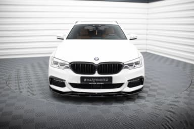 Передній сплітер V.3 Maxton BMW 5 M-пакет G30 / G31 / M550i / M550d Sedan - фото My Tuning Lab