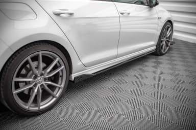 Накладки на пороги V.2 Maxton Volkswagen Golf R / R-Line Mk7 - фото My Tuning Lab