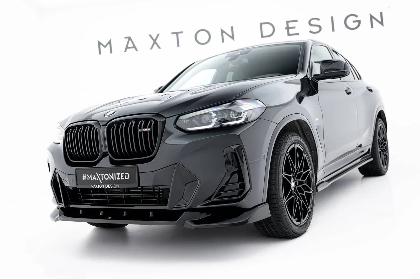 Передній сплітер V.2 Maxton BMW X4 M-пакет G02 Facelift - фото My Tuning Lab