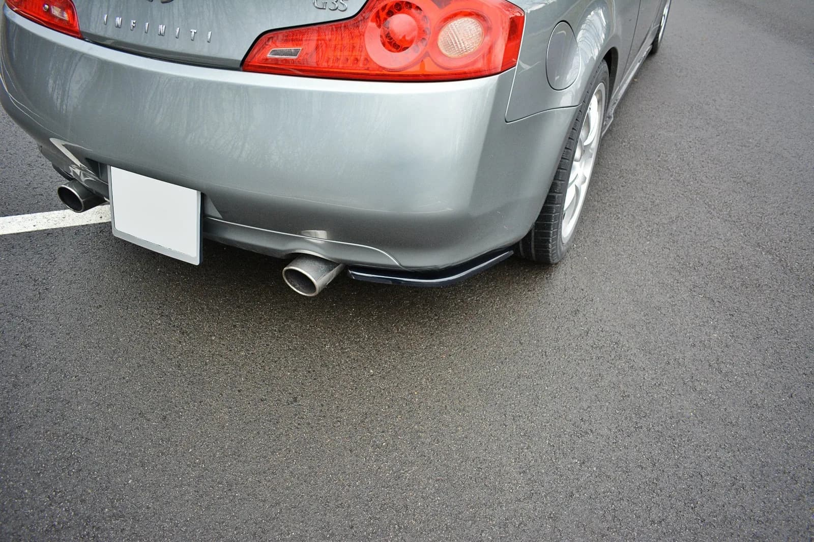 Задні сплітери boczne Maxton Infiniti G35 Coupe (чорний глянець) - фото My Tuning Lab