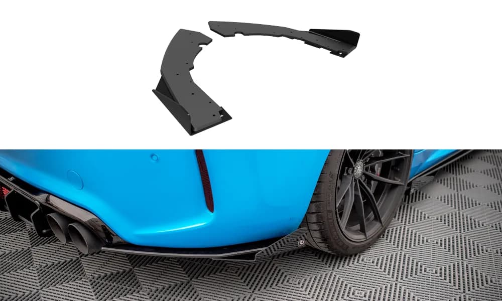 Задні сплітери Boczne Street Pro + Flaps Maxton BMW M2 F87 - фото My Tuning Lab