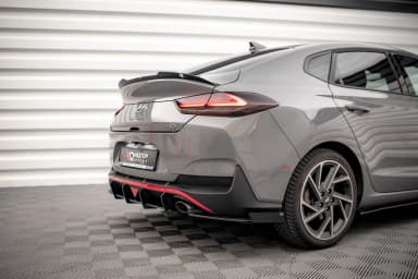 Задні сплітери Boczne Street Pro + Flaps Maxton Hyundai I30 Fastback N-Line Mk3 Facelift - фото My Tuning Lab