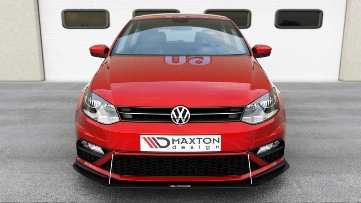 Передній сплітер Racing Maxton Volkswagen Polo GTI Mk5 Facelift - фото My Tuning Lab